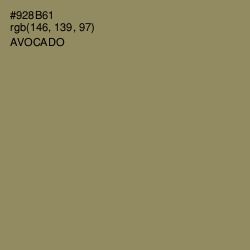 #928B61 - Avocado Color Image