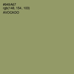 #949A67 - Avocado Color Image