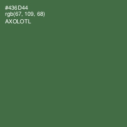 #436D44 - Axolotl Color Image