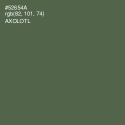 #52654A - Axolotl Color Image