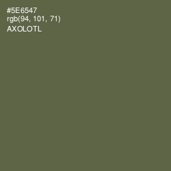 #5E6547 - Axolotl Color Image