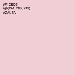 #F1CED5 - Azalea Color Image