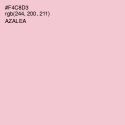 #F4C8D3 - Azalea Color Image