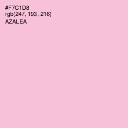 #F7C1D8 - Azalea Color Image