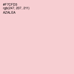 #F7CFD3 - Azalea Color Image