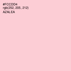 #FCCDD4 - Azalea Color Image