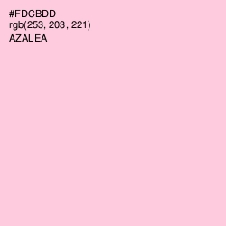 #FDCBDD - Azalea Color Image