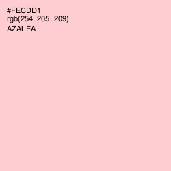 #FECDD1 - Azalea Color Image