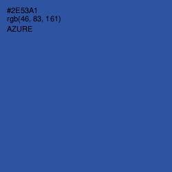 #2E53A1 - Azure Color Image