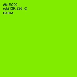 #81EC00 - Bahia Color Image
