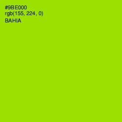 #9BE000 - Bahia Color Image