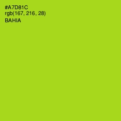 #A7D81C - Bahia Color Image