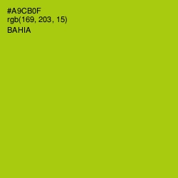 #A9CB0F - Bahia Color Image