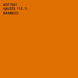 #DF7001 - Bamboo Color Image