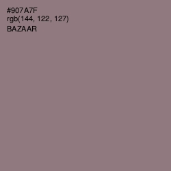 #907A7F - Bazaar Color Image