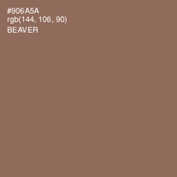 #906A5A - Beaver Color Image