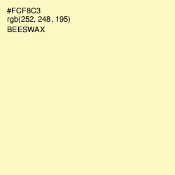 #FCF8C3 - Beeswax Color Image