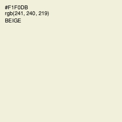 #F1F0DB - Beige Color Image