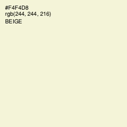 #F4F4D8 - Beige Color Image