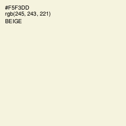 #F5F3DD - Beige Color Image