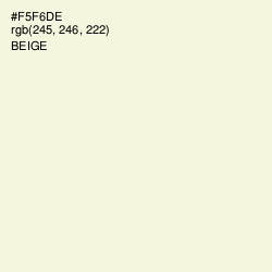 #F5F6DE - Beige Color Image