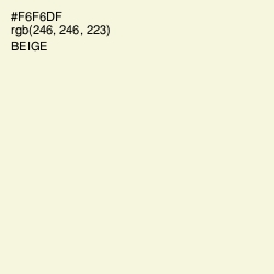 #F6F6DF - Beige Color Image