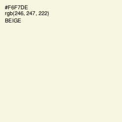 #F6F7DE - Beige Color Image