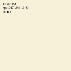 #F7F1DA - Beige Color Image