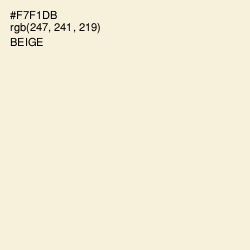 #F7F1DB - Beige Color Image