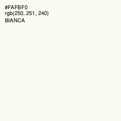 #FAFBF0 - Bianca Color Image
