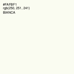 #FAFBF1 - Bianca Color Image
