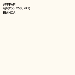 #FFFAF1 - Bianca Color Image