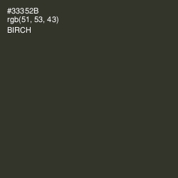 #33352B - Birch Color Image