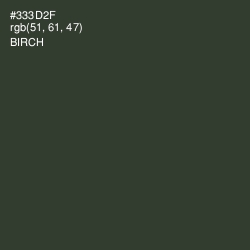 #333D2F - Birch Color Image
