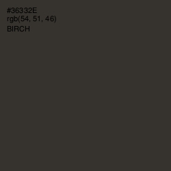 #36332E - Birch Color Image