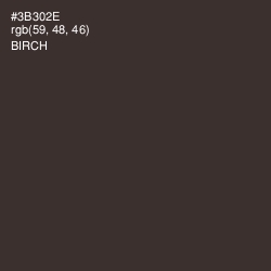 #3B302E - Birch Color Image