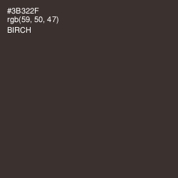 #3B322F - Birch Color Image