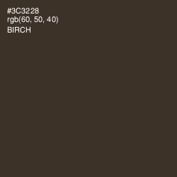 #3C3228 - Birch Color Image