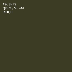 #3C3B23 - Birch Color Image