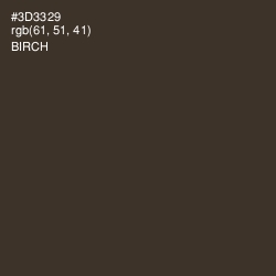 #3D3329 - Birch Color Image