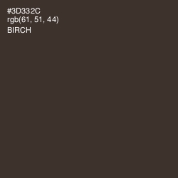 #3D332C - Birch Color Image