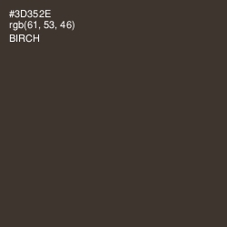 #3D352E - Birch Color Image