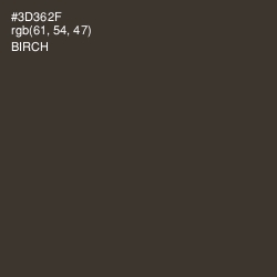 #3D362F - Birch Color Image