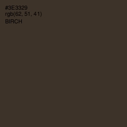 #3E3329 - Birch Color Image
