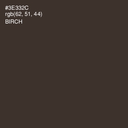 #3E332C - Birch Color Image