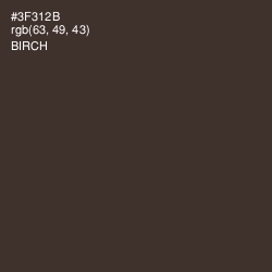 #3F312B - Birch Color Image