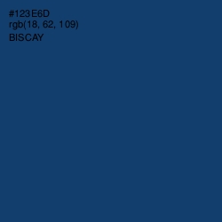 #123E6D - Biscay Color Image