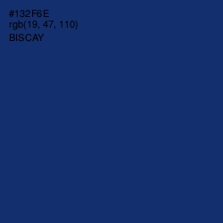 #132F6E - Biscay Color Image