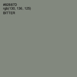 #82887D - Bitter Color Image