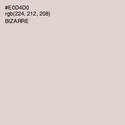 #E0D4D0 - Bizarre Color Image